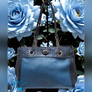 COACH EDIE EXOTIC CARRYALL